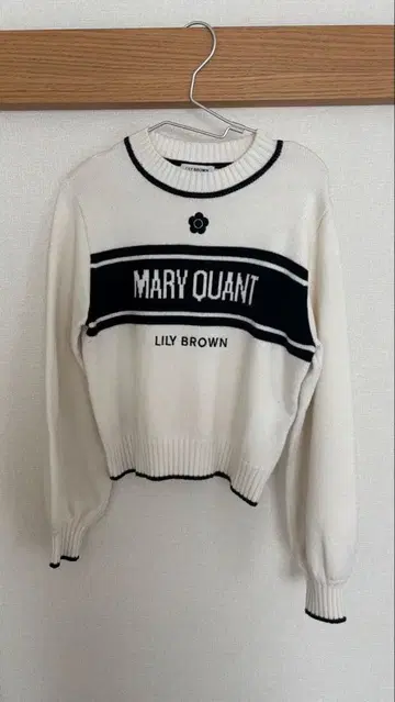 MARY QUANT x LILY BROWN 스웨터 화이트/블랙