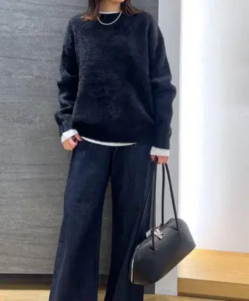 BARNYARDSTORM 페더얀 니트 풀오버 블랙