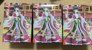 한정 가격 BRILLIANT 피규어 고양이 귀 캐릭터 3체 세트