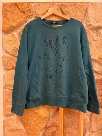 graniph 그린 크루넥 트레이닝복