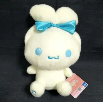 산리오 시나모롤 밀키 보아 귀 묶음 BIG 봉제 인형 리본