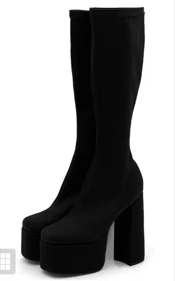 GRL 울트라 스트레치 청키힐 롱 부츠 24.0cm