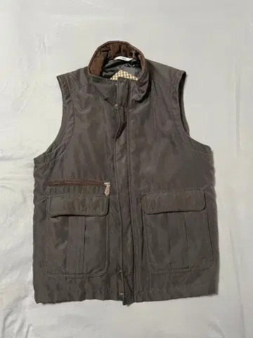 코듀로이 중면 소재 절개 베스트 [구제 의류]