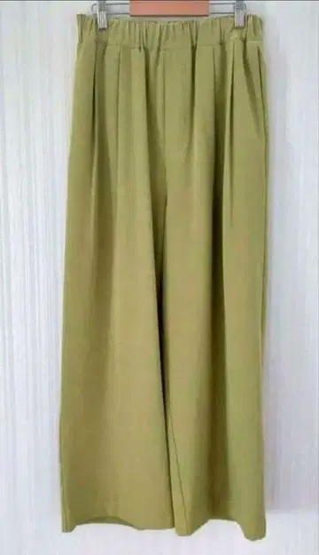 Bou jeloud 올리브 그린 가우초 팬츠