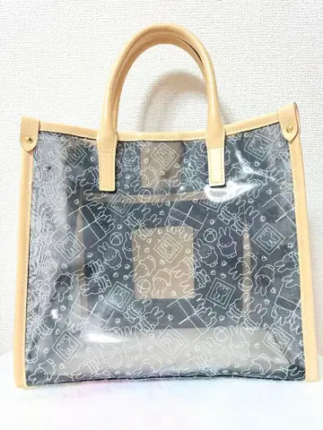 사만사 미피 콜라보 클리어 토트 백