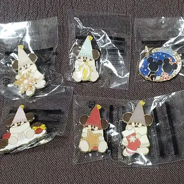 디즈니 게임 경품 핀 배지 리루린린 컴플리트