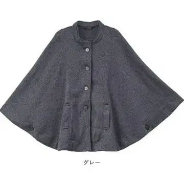 경량 케이프 안감 플리스 그레이 판초 시니어 LL-3L 사이즈
