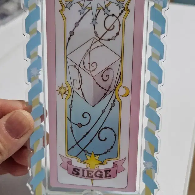 판매) 카드캡터 체리 이치방 쿠지 클리어 카드 아크릴 스탠드 개봉전시품