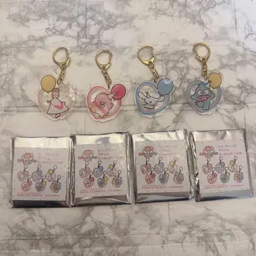 에뚜왈 에그리오트 아크릴 키링 시나몬 마롱 크림 4개 세트