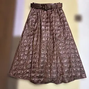 DUAL VIEW 듀얼뷰 퀼팅 스커트