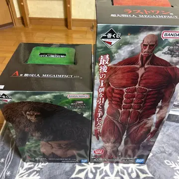 미개봉 진격의 거인 제일복권 피규어 2체 라스트 원