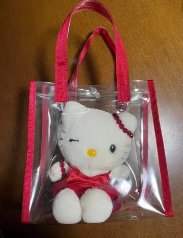 레어 헬로키티 후지TV what a lady! 비닐 백 포함