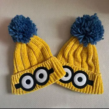 미니언 니트 모자 2개 세트