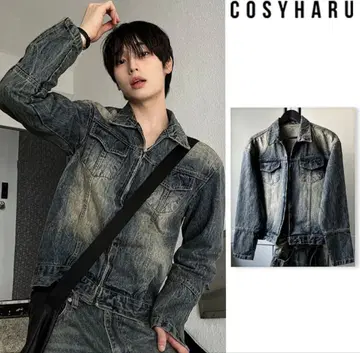 데님 자켓 데미지 가공 한국 그런지