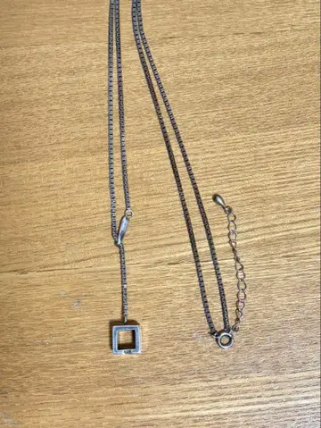 [ Silver925 ] Y자 목걸이 베네치안 스퀘어탑 라리엣풍