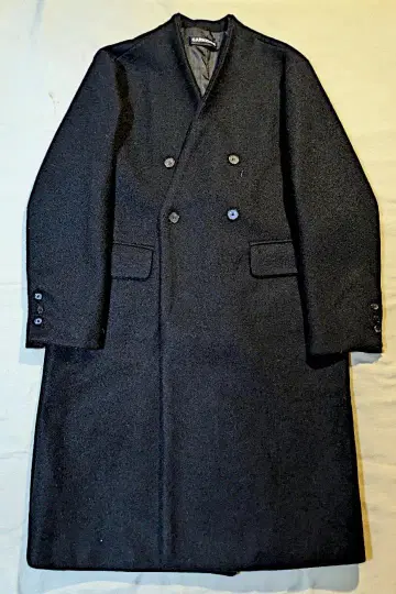 GARMENTS 가먼츠 오버 사이즈 노카라 코트 새상품급 한국