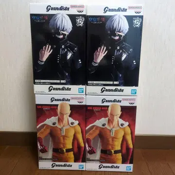 Grandista 도쿄구울 카네키 켄 & 원펀맨 사이타마 피규어 세트