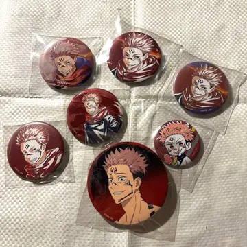 주술회전 양면 스쿠나 캔뱃지 묶음 판매