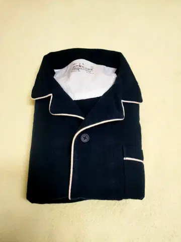 무인양품 겨드랑이에 솔기가 없는 이중 거즈 긴팔 파자마 L 사이즈