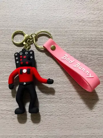 Bad Bunny 피규어형 키링, 반반 좋아하는 분께, 미사용
