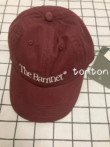 더 바넷 버건디 야구 모자