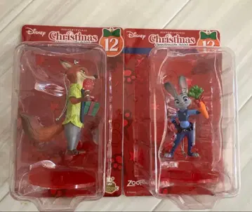 디즈니 크리스마스 오너먼트 복권 주토피아 닉 주디 2체