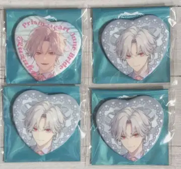 [니지산지] 쿠츠하 준브라이드 Prism Heart 캔뱃지 4점