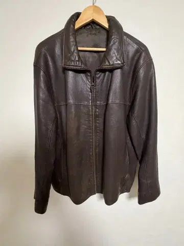 다크 브라운 캐주얼 자켓 가죽 자켓