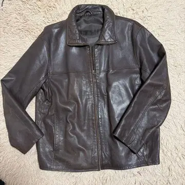 다크 브라운 캐주얼 자켓 가죽 자켓