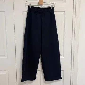 UNIQLO C 맨투맨 와이드 팬츠 네이비 XS