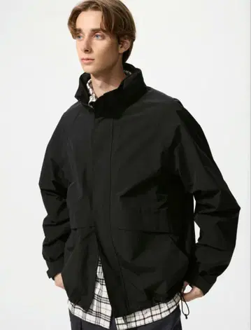 [ UNIQLO ] 윈드프루프 스탠드 블루종 XL