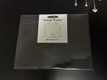 미개봉 새상품 블래키 천연 가죽 이단 접이식 지갑 포켓몬