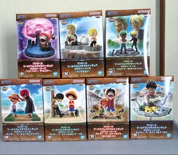 원피스 월드 컬렉터블 피규어 로그 스토리 7개 세트