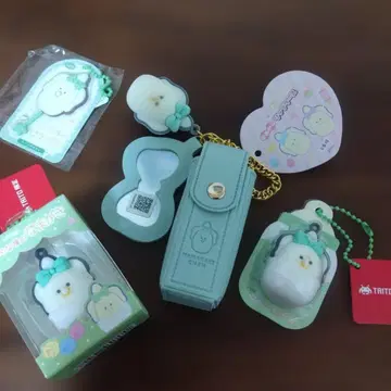 동글동글 눈망울 생굴 꾸미기 그린 컬러 키링 묶음 판매