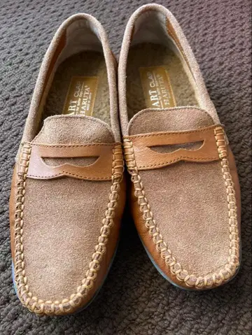 HARUTA 모카신 로퍼 24.0cm 브라운