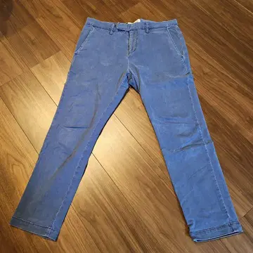 REMI RELIEF 블루 치노 팬츠 팬츠 스트레치