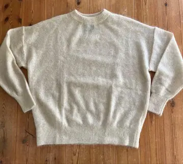 N.O.R.C 울 모헤어 크루넥 니트 풀오버