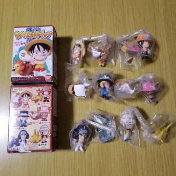원피스 W 마스코트 키체인 전 6종 세트