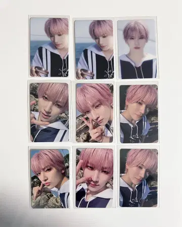 &TEAM 파랑 아오라시 유마 트레이딩 카드 세트