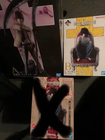 제일복권 DEATH NOTE A, B 세트 판매 야가미 라이토 L 피규어