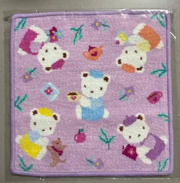 미사용 새상품 [파미리아] 타월 손수건 퍼플