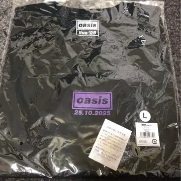 oasis live '25 블랙 T셔츠 L 사이즈 블랙 오아시스 1025