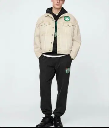 완판 GAP NBA 보스턴 셀틱스 헤비웨이트 조거 팬츠 M