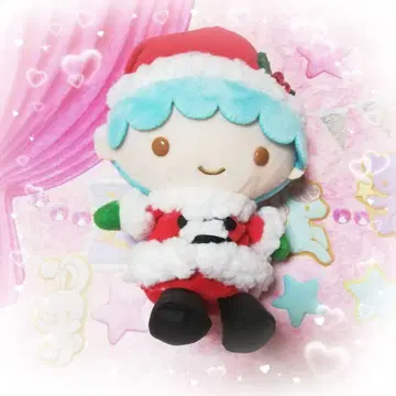 리틀트윈스타 키키라라 크리스마스 산타 봉제 인형 마스코트