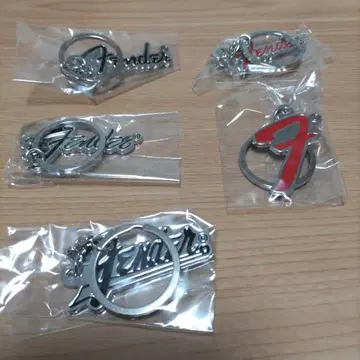Fender 로고 키링 5개 컴플리트 세트