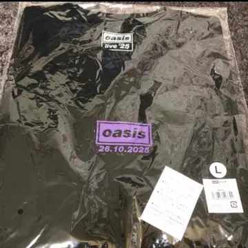 Oasis live '25 티셔츠 L 블랙 검정 오아시스 1026