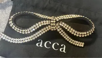 아카 머리핀 리본