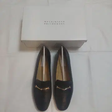 MACKINTOSH PHILOSOPHY 블랙 로퍼 25.5cm