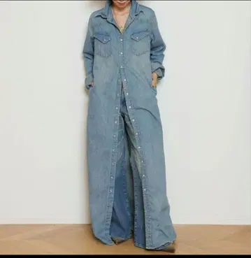 MUSE [ REMI RELIEF/레미 리프 ] DENIM 셔츠 드레스