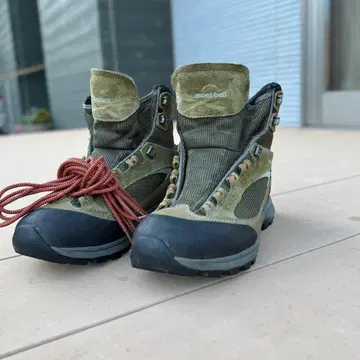 mont-bell 등산화 츠오로미 부츠 하이컷 카키 GORETEX